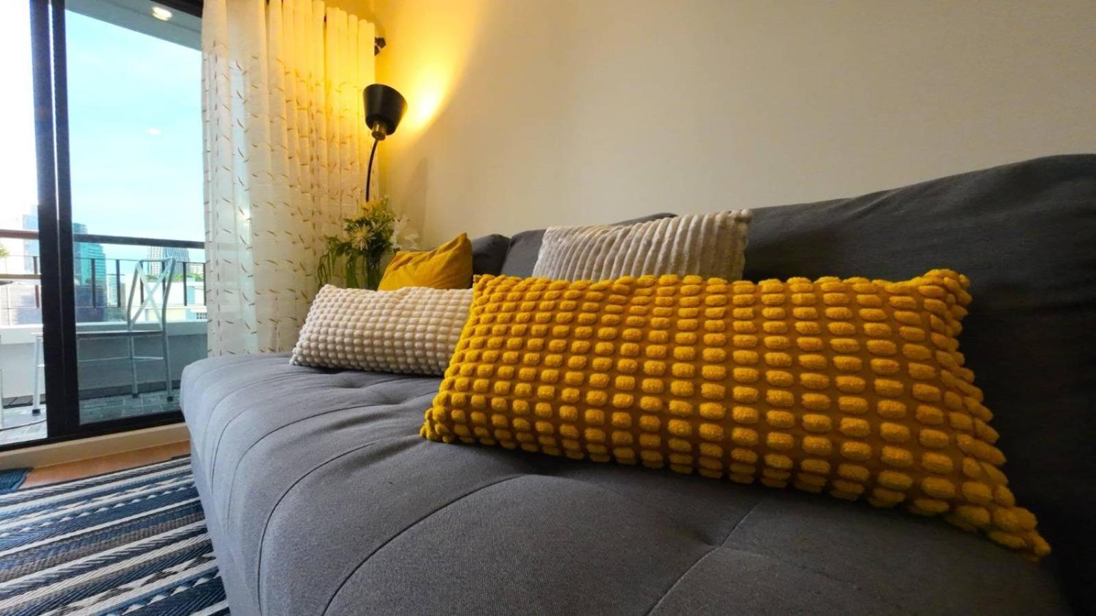 Cozy 1Br Walk To Bts And Airport Rail Link Close To Malls G7 バンコク都 部屋 写真